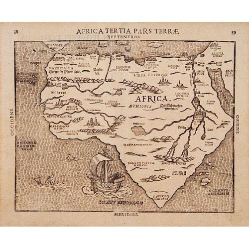 Old map image download for Africa Tertia pars Terrae.