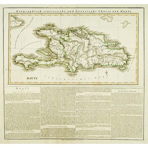 Old map image download for Hayti.