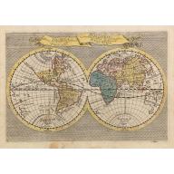 Old map image download for Globus terrestris, det er Jordens Klode forestillende Verdens IV Dele.