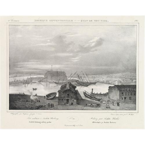 Old map image download for Military Post, Sacketts Harbor.