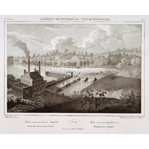 Old map image download for Walet works on the Schijlkill River.