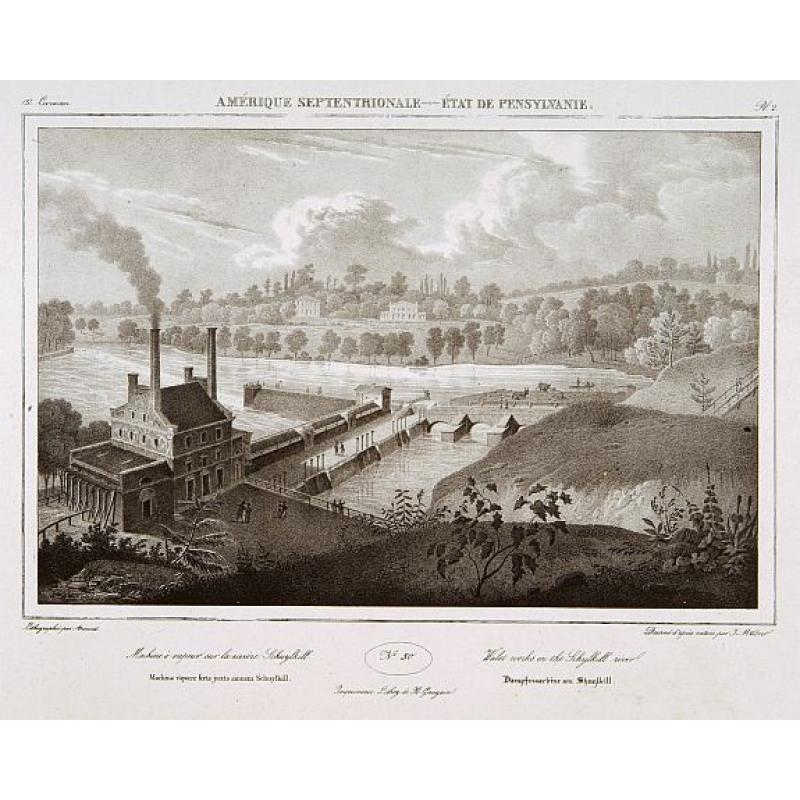 Walet works on the Schijlkill River.
