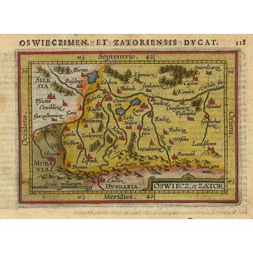 Old map image download for Oswiecz, et Zator.