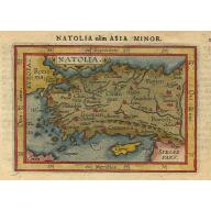 Old, Antique map image download for Natolia.
