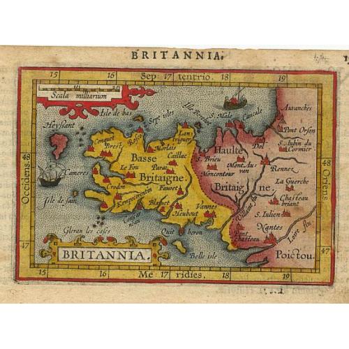 Old map image download for Britannia.