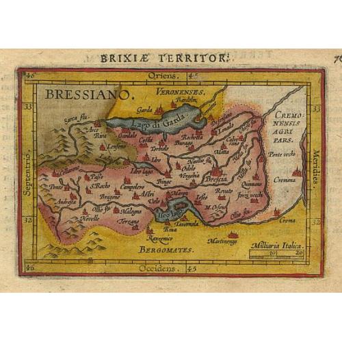 Old map image download for Bressiano.