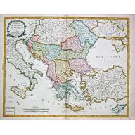 Old map image download for Carte de l' Empire de Turquie en Europe.