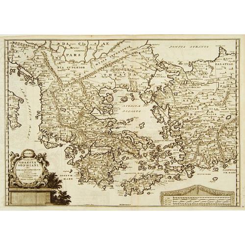 Old map image download for Graecia Sophiani per Abrahamum Ortelium..