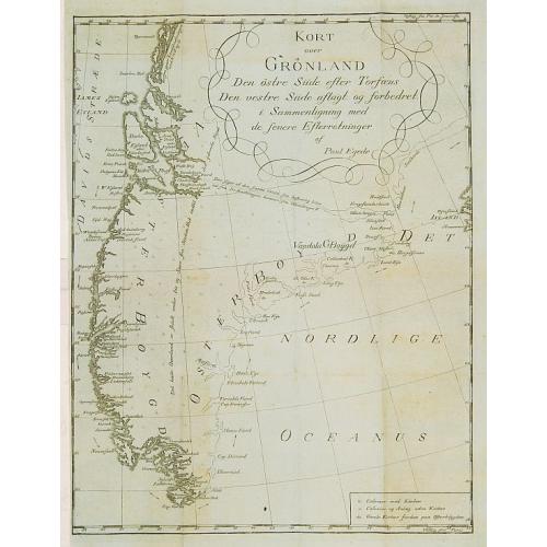 Old map image download for Kort over Gronland ..