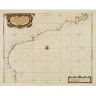 Old map image download for Carte vande Cust van Florida tot de Verginis streckende van Cabo de Carnaveral tot Baya de la Madalena.