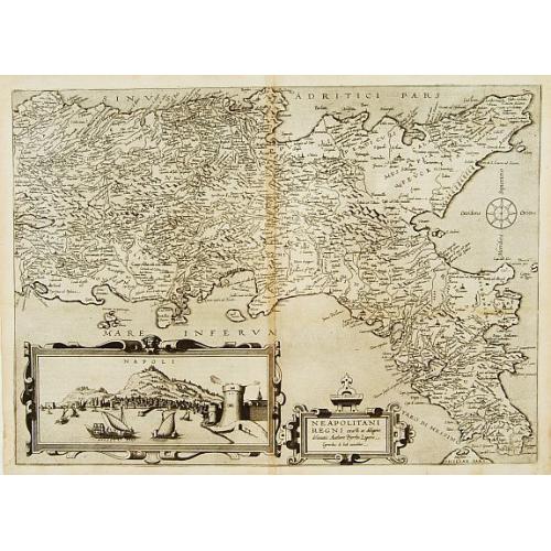 Old map image download for Neapolitani Regni exacta ac diligens delineatio..