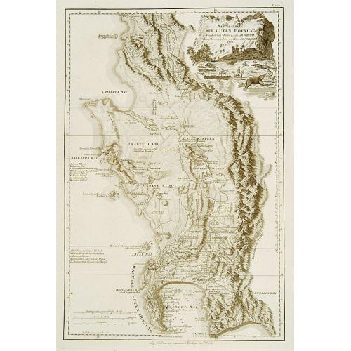 Old map image download for Das Vorgebirg der Guten Hofnung.