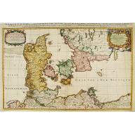 Old, Antique map image download for Le Royaume de Danmark.