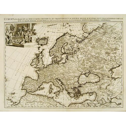 Old map image download for Europa In Praecipuas Ipsius Partes Distributa Ad Observation ..