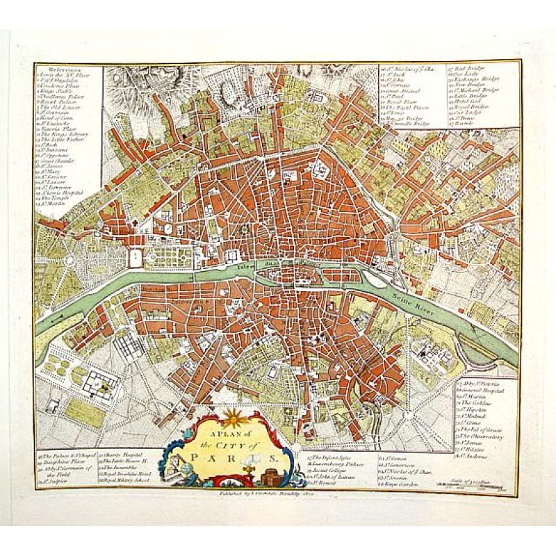A Plan of the City of Paris.