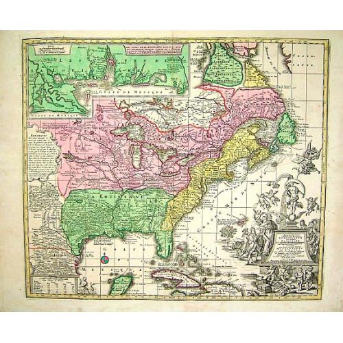 Old map image download for Accurata delineatio....Gallice Louisiane ol. Cauad' et Floridae