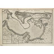 Old map image download for De Hoofdstad en Haven van 't Eiland Porto Rico in de Westindien.