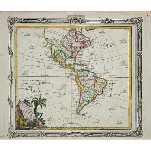 Old map image download for L' Amerique.
