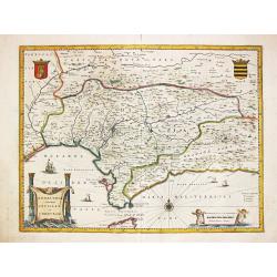 [Lot of 4 map western Spain / Portugal Antique map of Galicia] Gallaecia Regnum, descripta a F. Fer. Ojea.