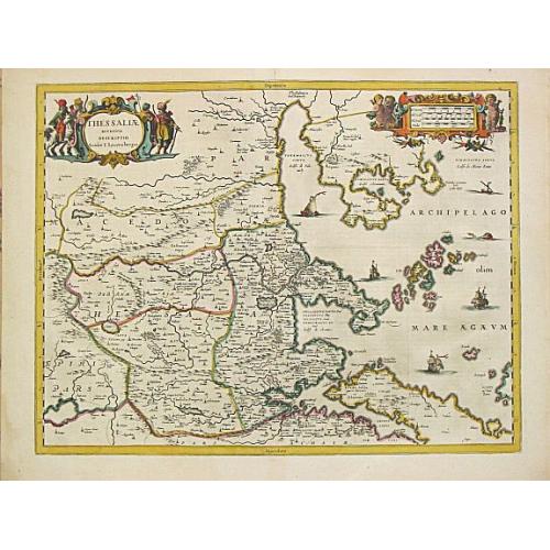 Old map image download for Thessaliae accurata descriptio.