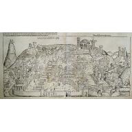 Old, Antique map image download for Jerusalem