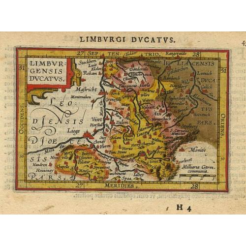 Old map image download for Limburgensis Ducatus.