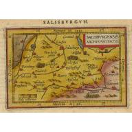Old map image download for Salisburgensis Archiepiscopatus.