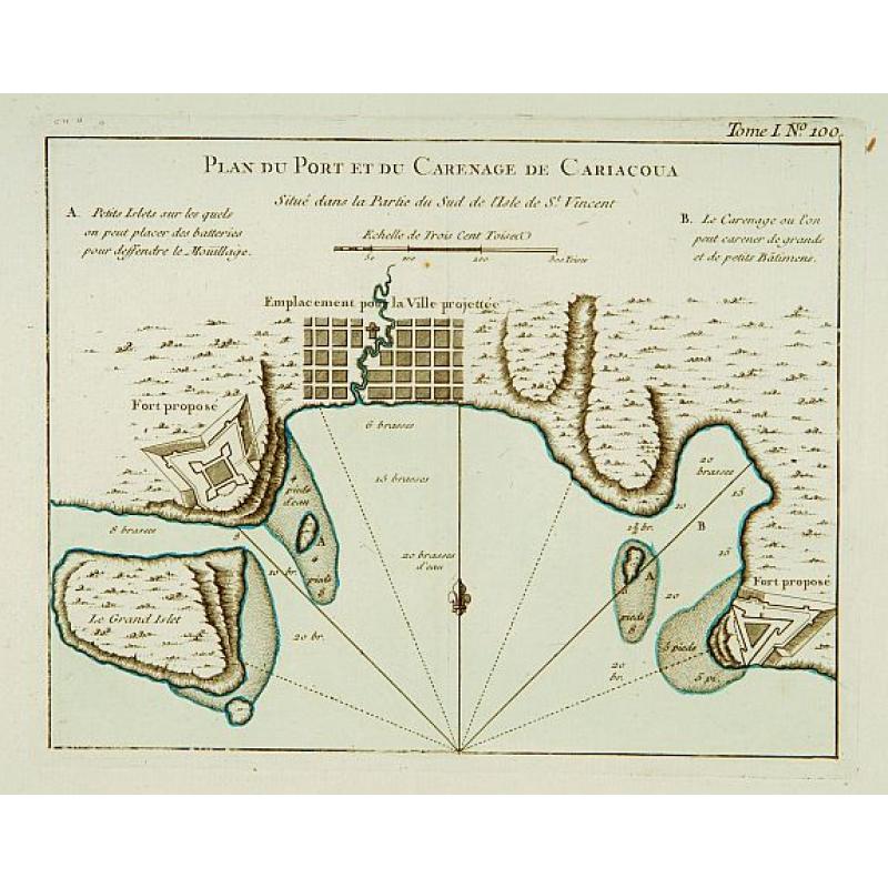 Plan du Port et du Carenage de Cariacoua.