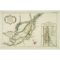 Old, Antique map image download for L'Isle de Montréal et ses Environs.