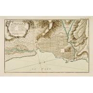 Old map image download for Ville du Cap dans l'Isle de St Domingue.