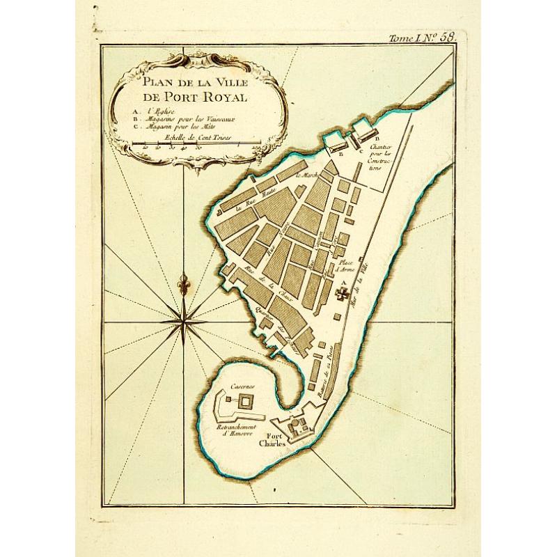 Plan de la Ville de Port Royal.
