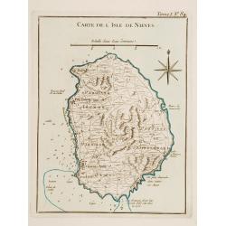 Carte de l'Isle de Nieves.