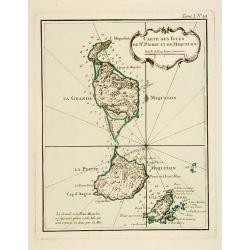 Carte Des Isles De St. Pierre et de Miquelon.