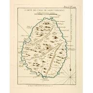Old map image download for Carte de l'Isle de Saint Vincent.