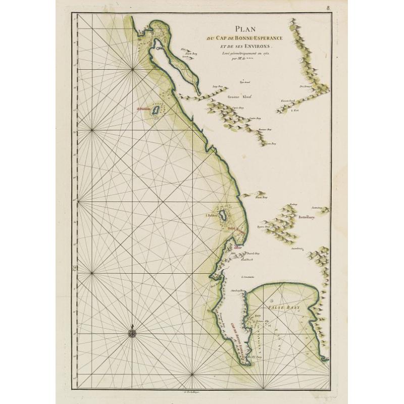 Plan du Cap de Bonne-Espérance et de ses Environs.