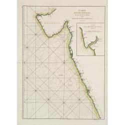 Carte de la Côte de Guzerat, Du Golf de Cambaye et des Côtes de Concan et De Canara.