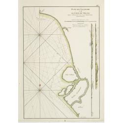 Plan de Salangor et de la Cote de Malaye depuis la Pointe de Caran jusqu'au Mont Parcelar.