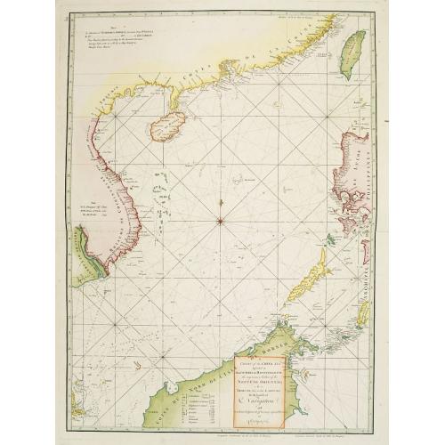 A chart of the China Sea inscribed to Monsr. D'APRES de MANNEVILLETTE .. To A.Dalrymple.