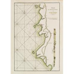 Plan des Principaux Ports de la Côte d'Illocos en l'Isle de Lucon.