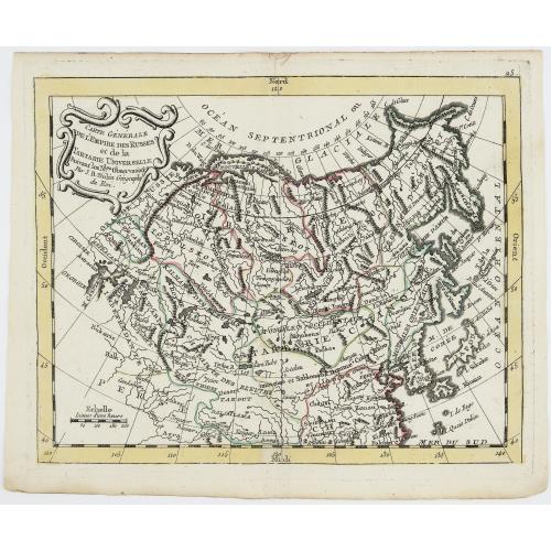 Old map image download for Carte Générale de l'Empire des Russes et de la Tartarie Universelle.