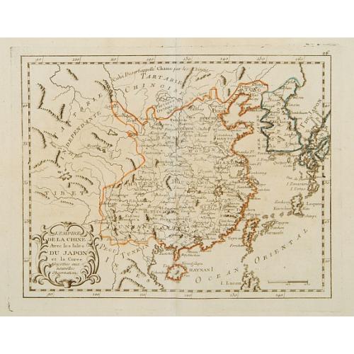 Old map image download for L'Empire de la Chine Avec les Isles Du Japon et la Coree ..