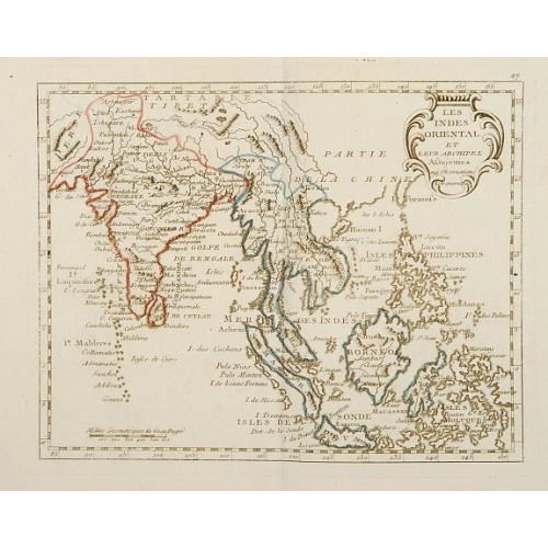Old map image download for Les Indes Oriental et Leur Archipels Assujetties..