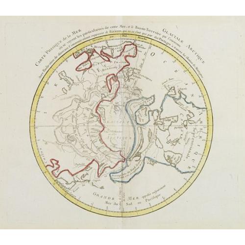 Old map image download for Carte Phisique de la Mer Glaciale Arctique. . .