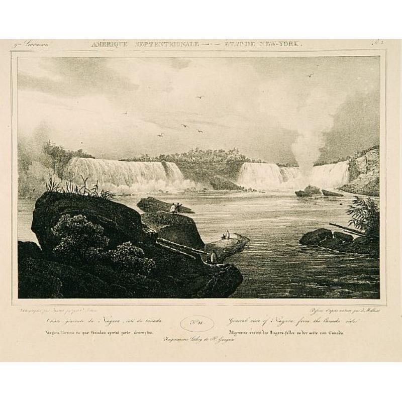 Géneral view of Niagara from the Canada side.