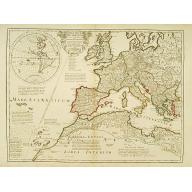 Old map image download for Theatrum Historicum.. Romani tu Barbarorum.. Pars Occidentalis..