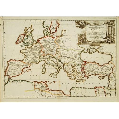 Old map image download for Concilia Oeucumenica Nationalia Provincialia ..