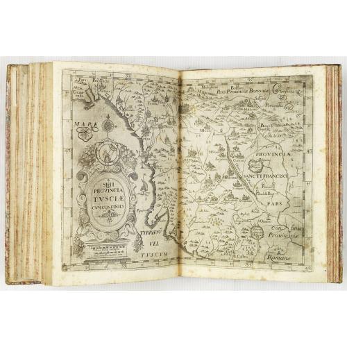 Old map image download for Chorographica descriptio provinciarum, et conventum fratrum minorum S. Francisci Capucinorum...