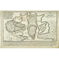 Old map image download for Plan Alt und Neuer Fortificatizon von Malta gelegen auf der Insul gleiches Namens. [Valletta]