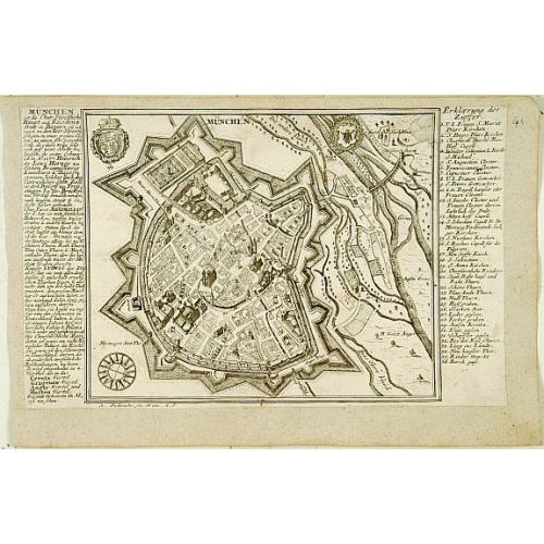 Old map image download for München.