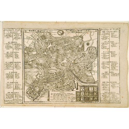 Old map image download for Roma.